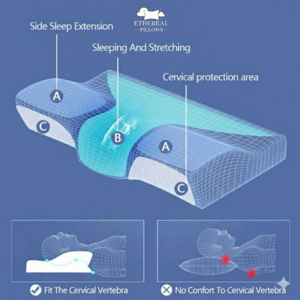 Orthopedic Contour Neck Pillow