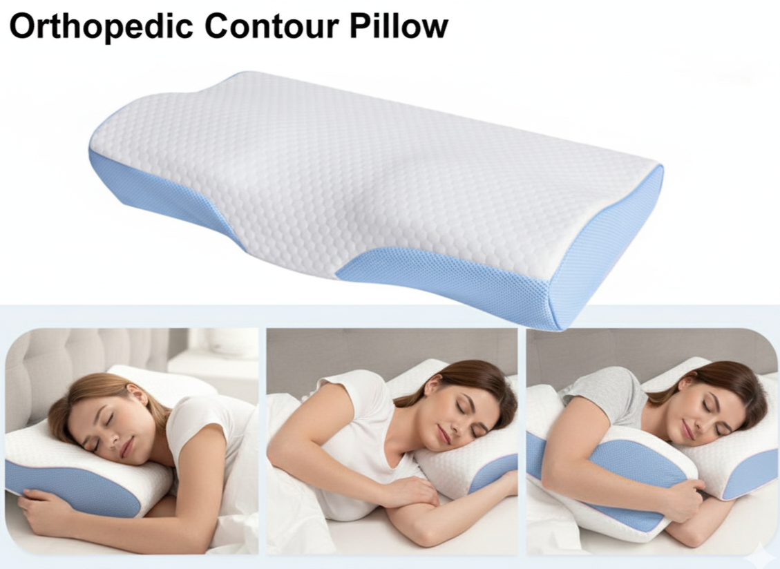 Orthopedic Contour Neck Pillow